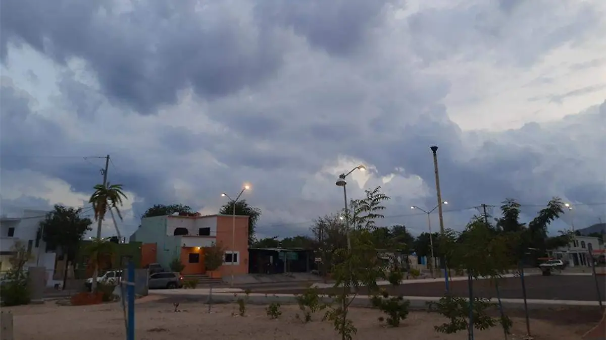 Cielo nublado lluvia La Paz